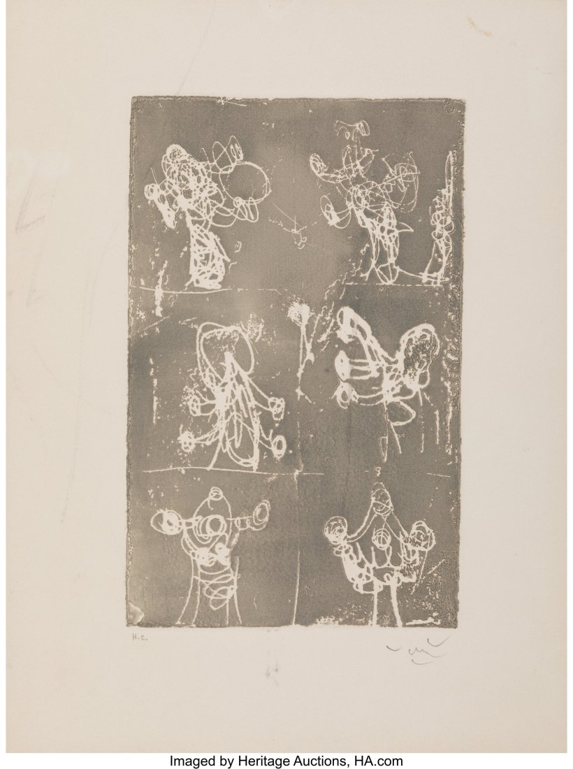 Roberto Matta (Chilean, 1911-2002) Untitled, 197: Roberto Matta (Chilean, 1911-2002) Untitled, 1971 Aquatint and embossing on wove paper 15 x 11-1/8 inches (38.1 x 28.3 cm) (sheet) H.