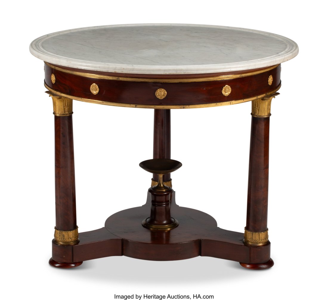 A French Empire-Style Gilt Bronze-Mounted Mahoga (1 of 4)