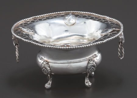 A SWEDISH SILVER SWEET MEAT DISH Maker unknown,: A SWEDISH SILVER SWEET MEAT DISH Maker unknown, Sweden, 1865 Marks: V 