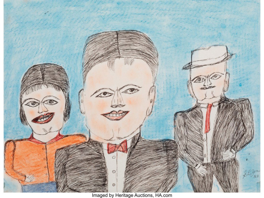 Shields Landon Jones (American, 1901-1995) Three (1 of 2)