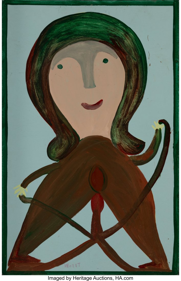 Mose Ernest Tolliver (American, 1920-2006) Untit (1 of 2)