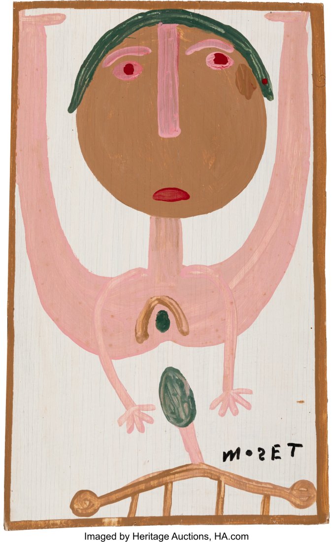 Mose Ernest Tolliver (American, 1920-2006) Untit (1 of 2)