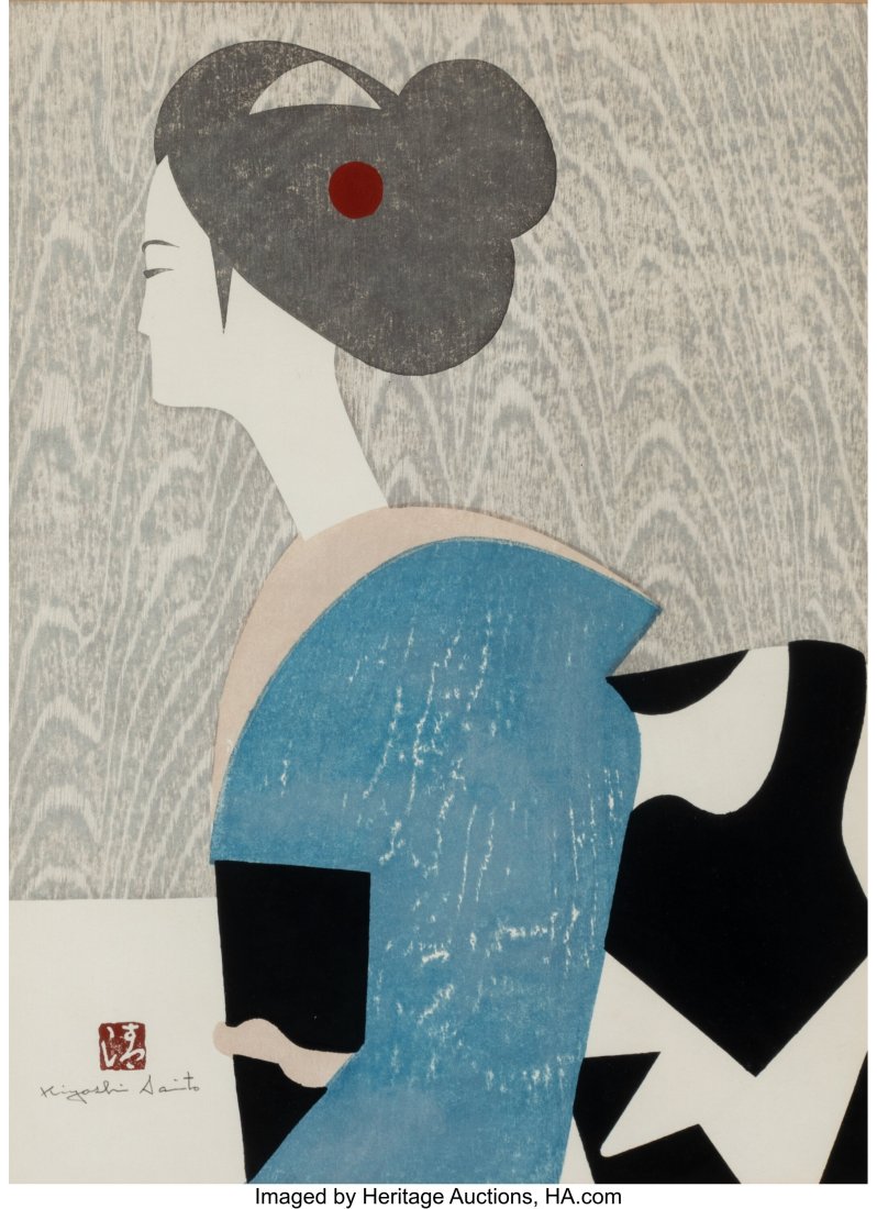 Kiyoshi Saito (Japanese, 1907-1992) Four Prints: Kiyoshi Saito (Japanese, 1907-1992) Four Prints Woodblocks in colors on paper 20 x 14-3/4 inches (50.8 x 37.5 cm) (sight, each) Each signed