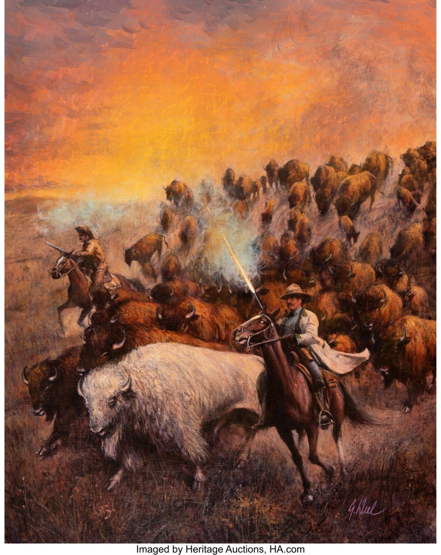 Guy Deel (American, 1933-2005) Crooked Lance, pa (1 of 3)