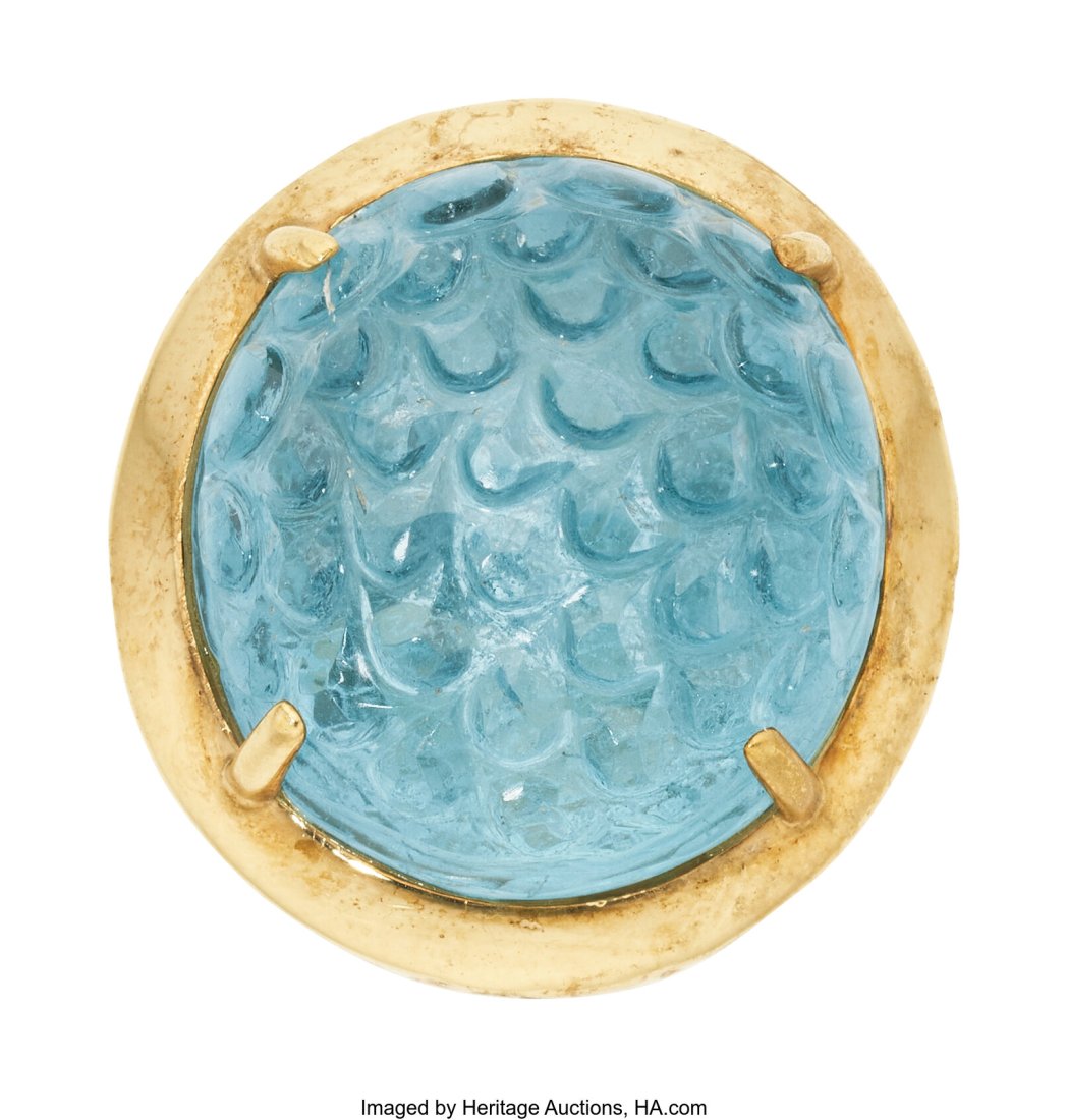 Blue Topaz, Gold Ring  Stones: Blue topaz Metal (1 of 3)