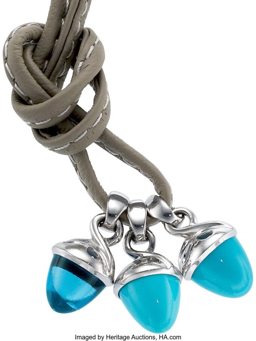 Tamara Comolli Turquoise, Topaz, Leather,  White (1 of 3)