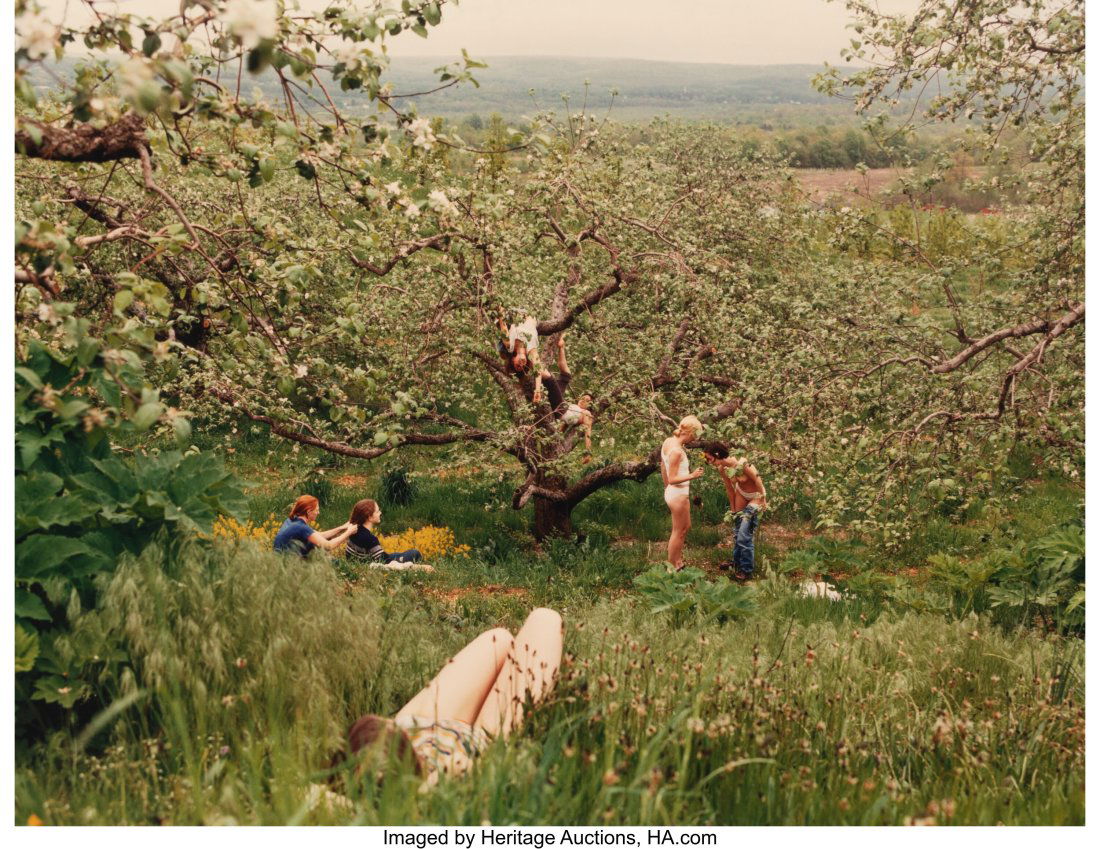 Justine Kurland (American, 1969) Orchard, 1998 D: Justine Kurland (American, 1969) Orchard, 1998 Dye coupler print 30 x 40 inches (76.2 x 101.6 cm) (image/sheet) Signed and editioned 4/6