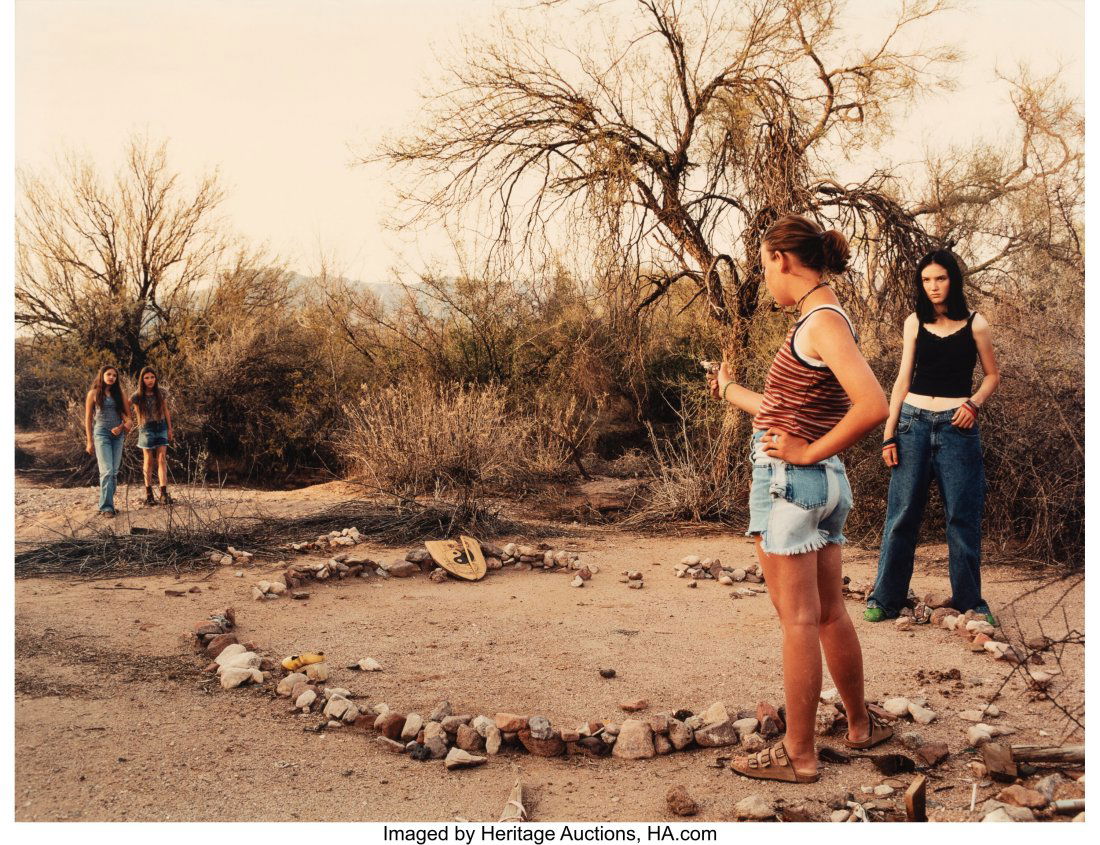 Justine Kurland (American, b. 1969) The Wild Wes: Justine Kurland (American, b. 1969) The Wild West, 2000 Dye coupler print 29-1/2 x 39 inches (74.9 x 99.1 cm) (sight) Signed in ink&c