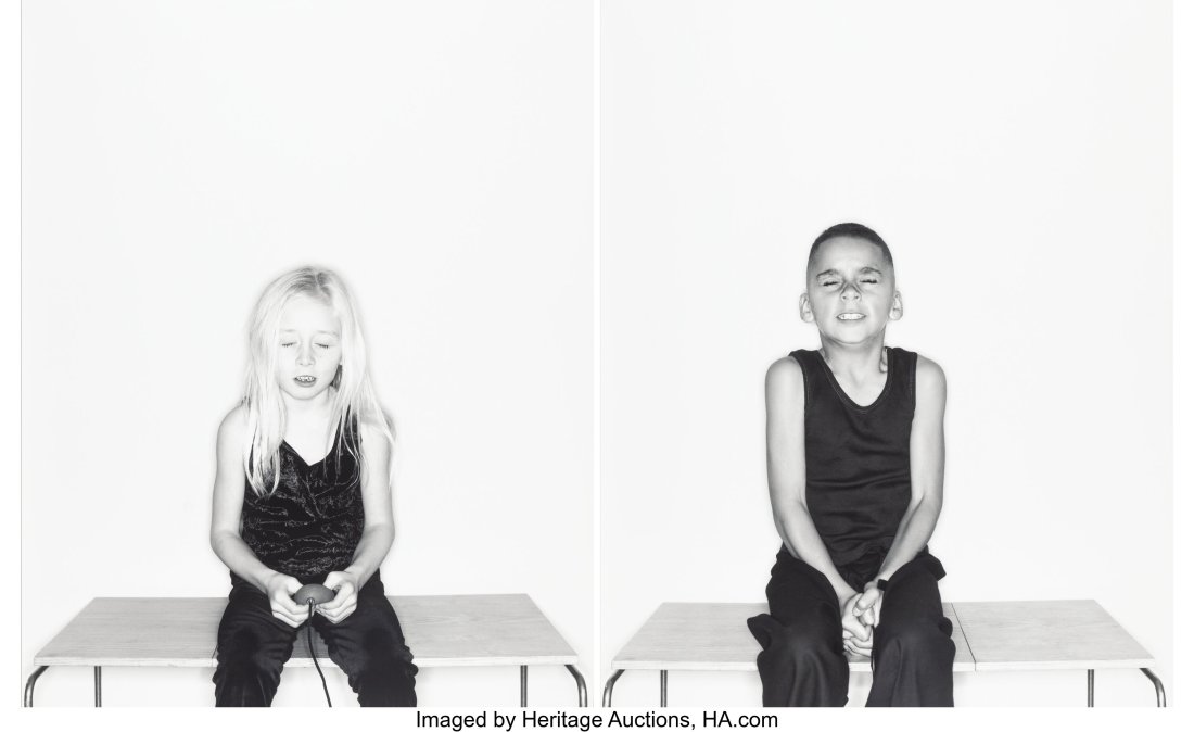 Bettina Von Zwehl (German, b. 1972) Callum/Annie: Bettina Von Zwehl (German, b. 1972) Callum/Annie (diptych), 2000 Oversized gelatin silver prints 48 x 39 inches (121.9 x 99.1 cm) &lp