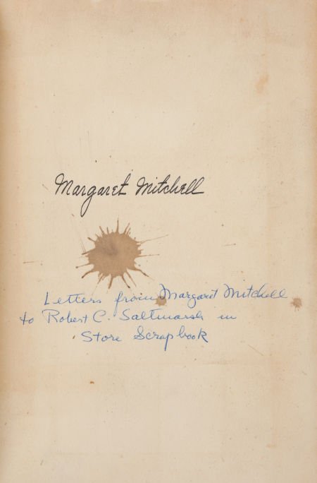 Margaret Mitchell. Gone With the Wind. New York:: Margaret Mitchell. Gone With the Wind. New York: The Macmillan