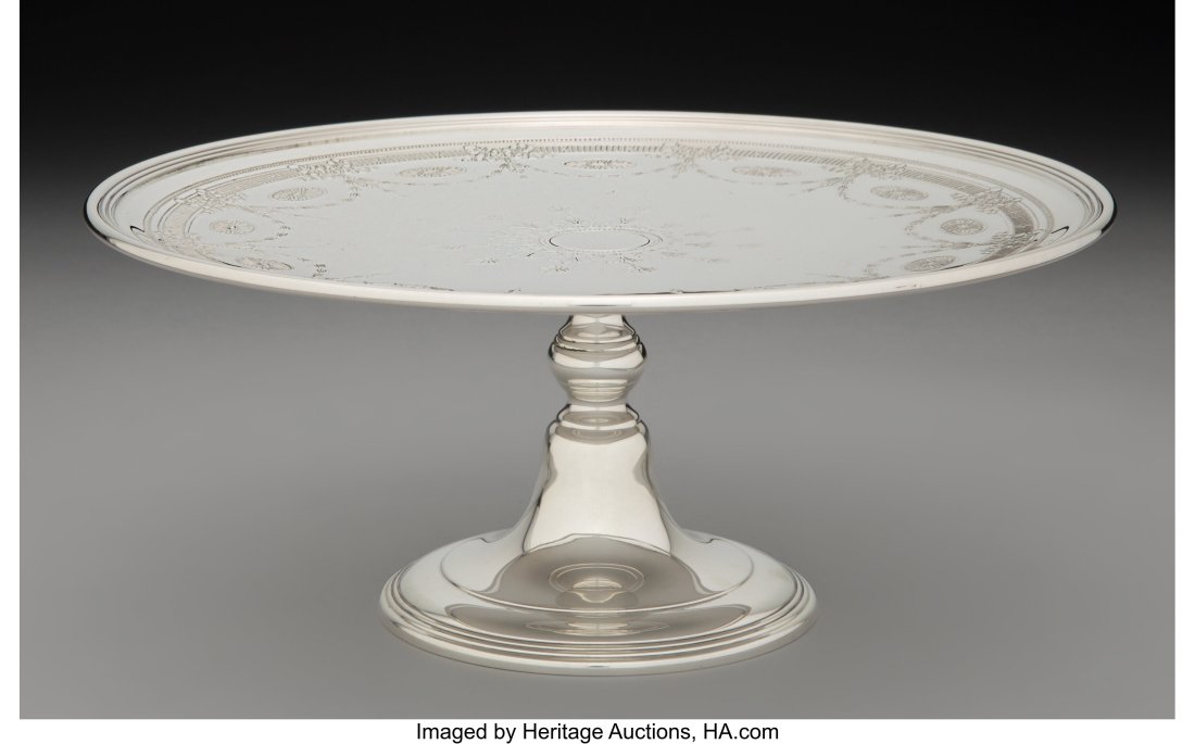 A Tiffany & Co. Silver Cake Stand, New York, 191 (1 of 4)