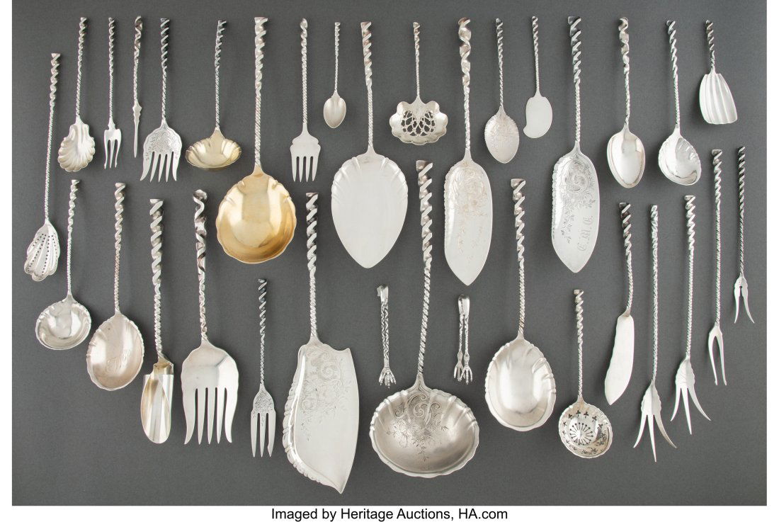 A One Hundred Five-Piece Collection of Whiting M (1 of 4)