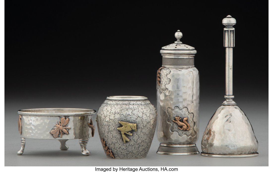 Three Dominick & Haff Silver and Mixed Metals Ta (1 of 5)