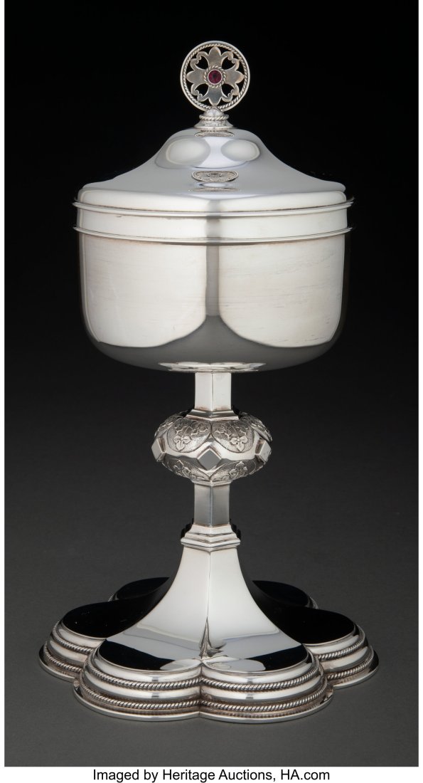 An Edgar Ernest Davis Gilt Silver Covered Eccles (1 of 4)