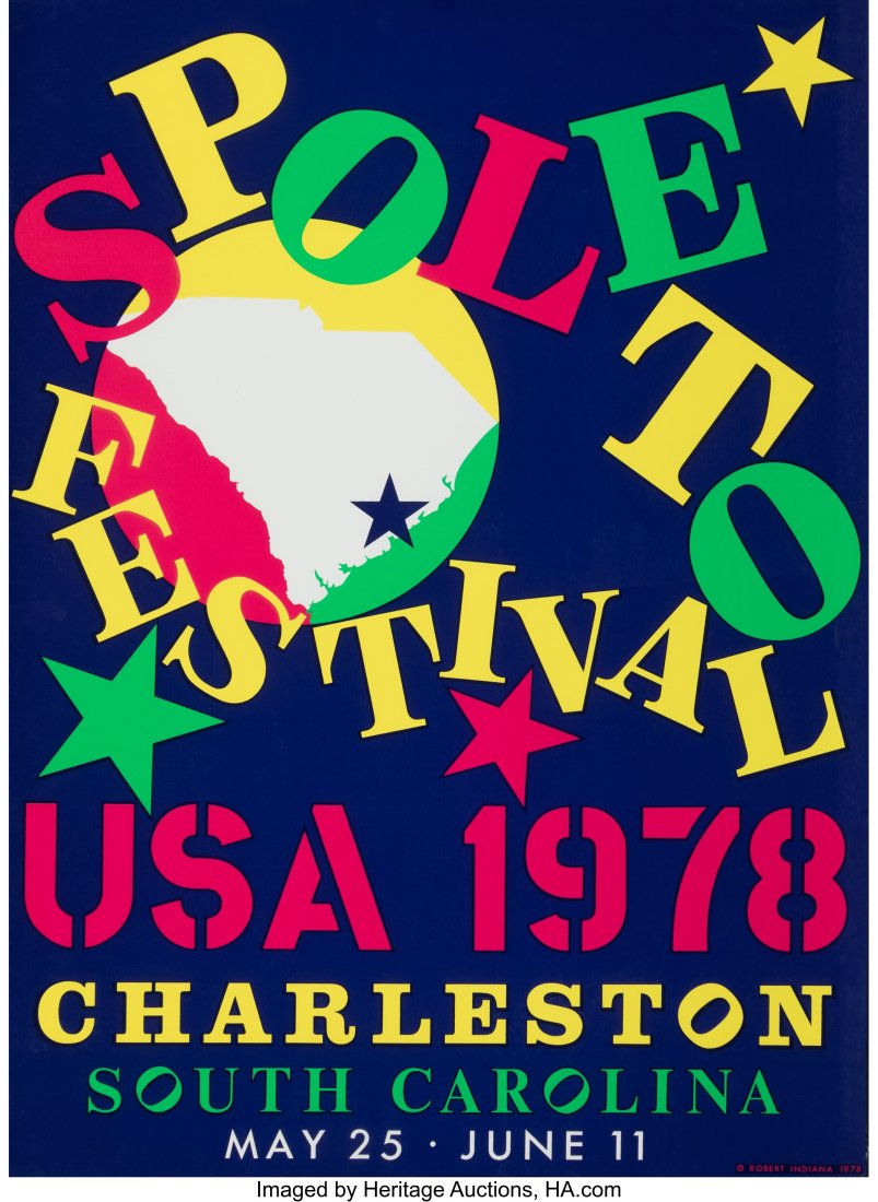 Robert Indiana (American, 1928-2018) Spoleto Fes: Robert Indiana (American, 1928-2018) Spoleto Festival, 1978 Screenprint in colors on wove paper 41 x 30 inches (104.1 x 76.2 cm) (sheet) HID0310