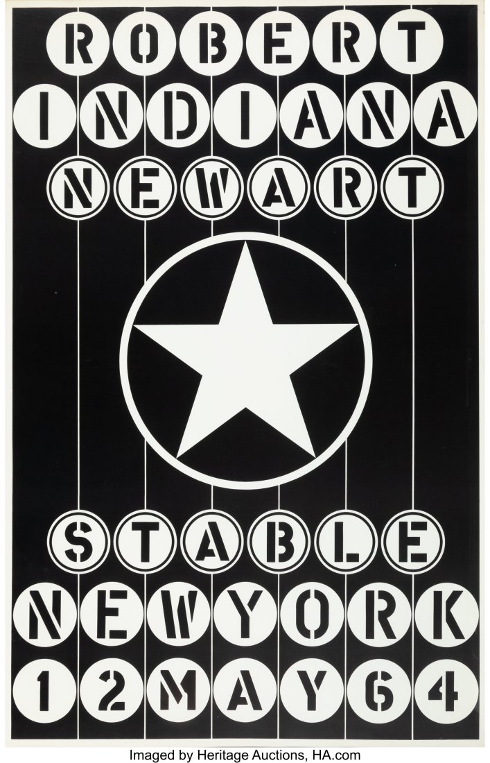 Robert Indiana (American, 1928-2018) Stable II,: Robert Indiana (American, 1928-2018) Stable II, 1964 Screenprint in colors on wove paper 46 x 30 inches (116.8 x 76.2 cm) (sheet) HID03101062020