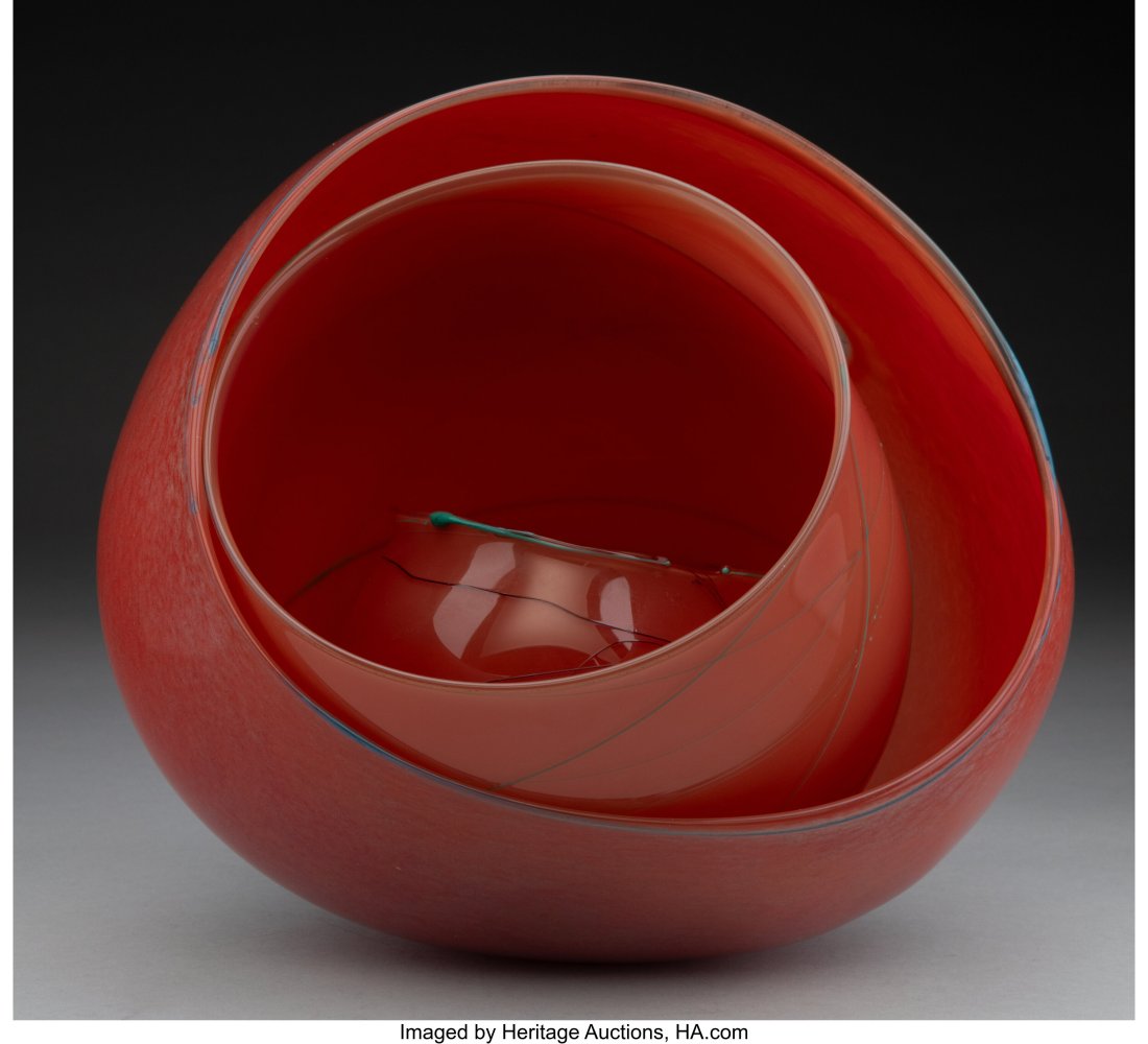 Dale Chihuly (American, b. 1941) Early Three-Pie (1 of 5)