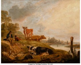 61130&colon; British School &lpar;19th Century&rpar; A peasant family g