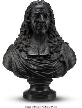 61139&colon; A Wedgwood Black Basalt Bust&colon; Cornelius de Witt&comma;