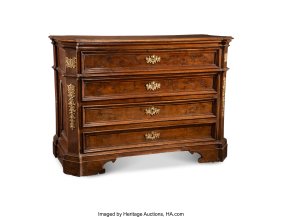 61149&colon; An Italian Gilt Bronze-Mounted Walnut Secretary 