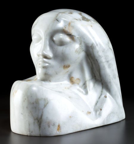 FELIPE CASTANEDA (Mexican, b. 1933) Face Marble: FELIPE CASTANEDA (Mexican, b. 1933)FaceMarble13 x 8 x 15 inches (33.0 x