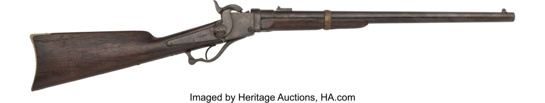 Starr Arms Percussion Civil War Saddle Ring Carb: Starr Arms Percussion Civil War Saddle Ring Carbine. Serial no. 10819 [action], .54 caliber, 21-inch barrel with fixed front and rear sights. Blued