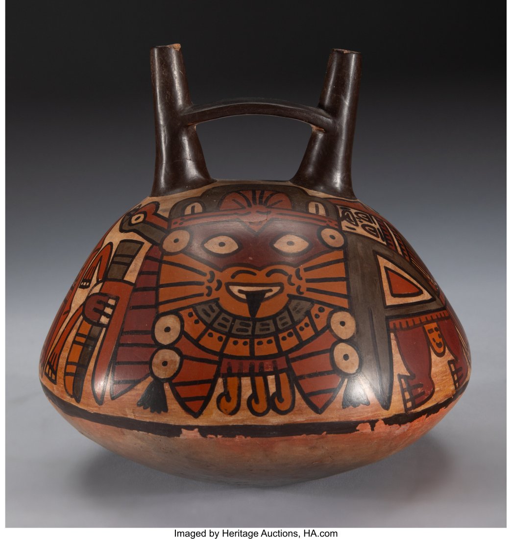 A Large Nazca Vessel  Peru, c. 100 BC – 400 AD (1 of 4)