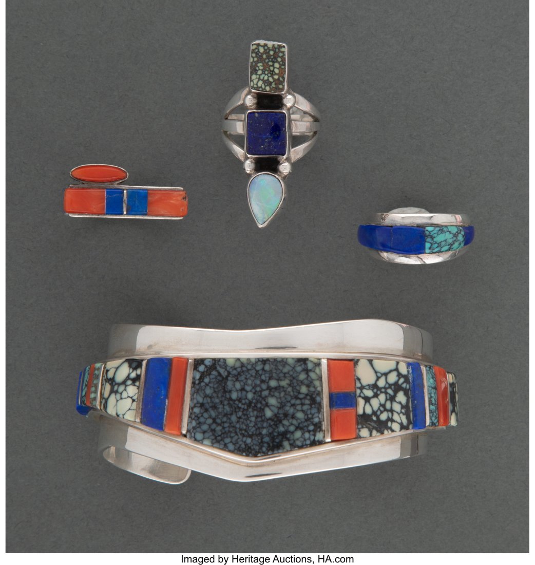 Four Southwest Jewelry Items   c. 1990  includin (1 of 3)