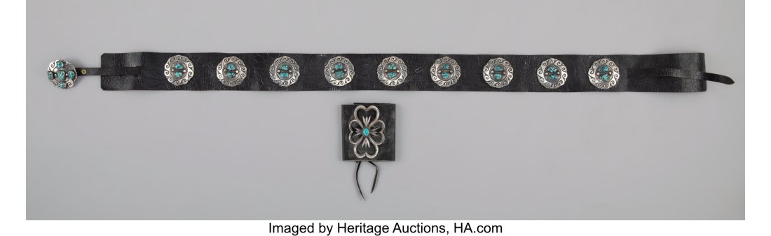 Two Navajo Jewelry Items   including a concho be (1 of 2)