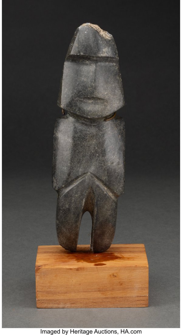 A Mezcala Stone Figure  Guerrero, Mexico, c. 300 (1 of 3)