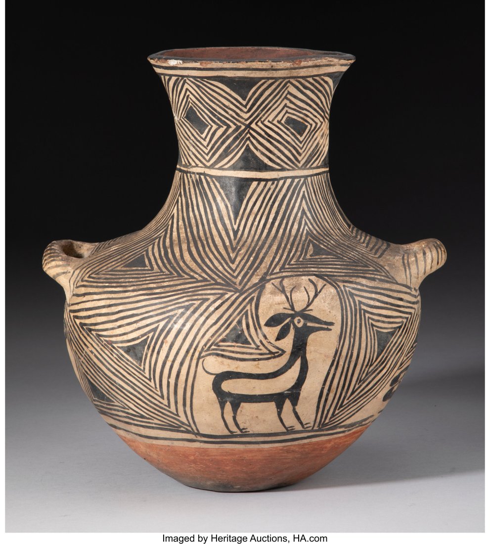 A Zia Polychrome Jar   c. 1920  clay, paint  Pro (1 of 4)