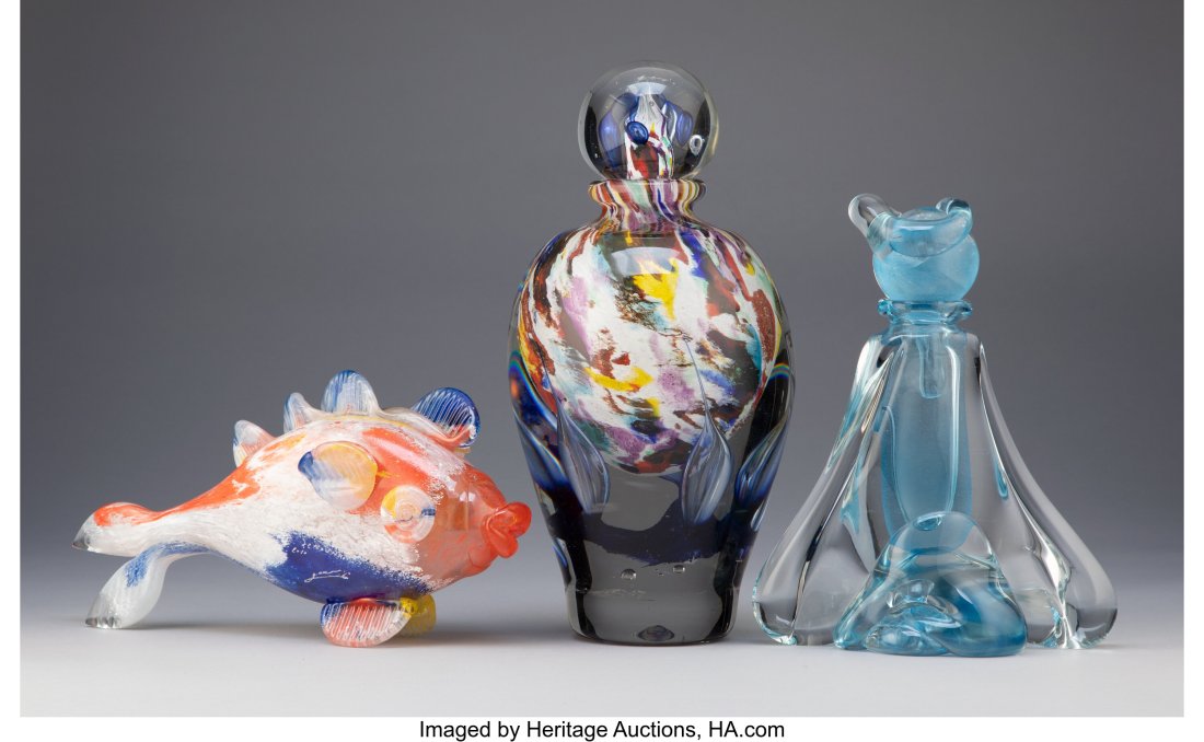 Jean-Claude Novaro (French, 1943-2014) Fish and (1 of 3)