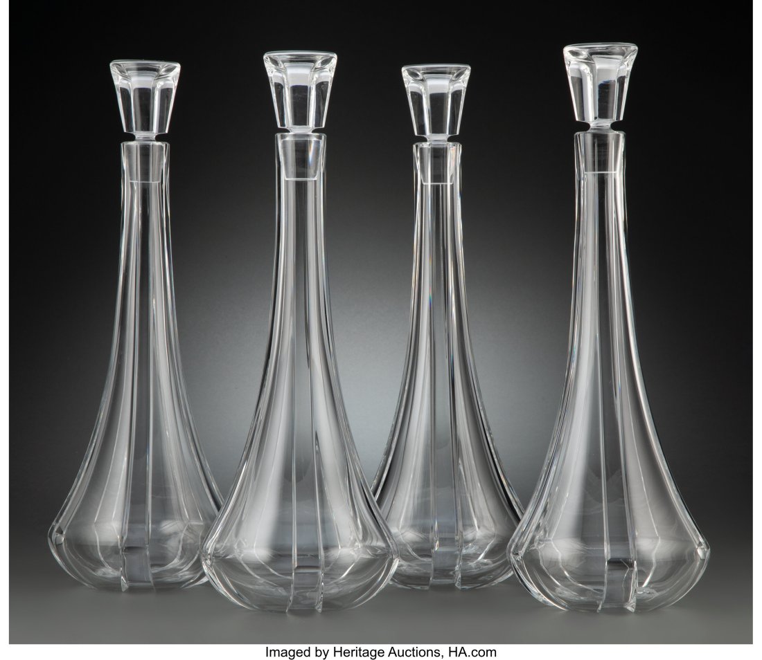 A Collection of Four Baccarat Glass Neptune Deca (1 of 4)