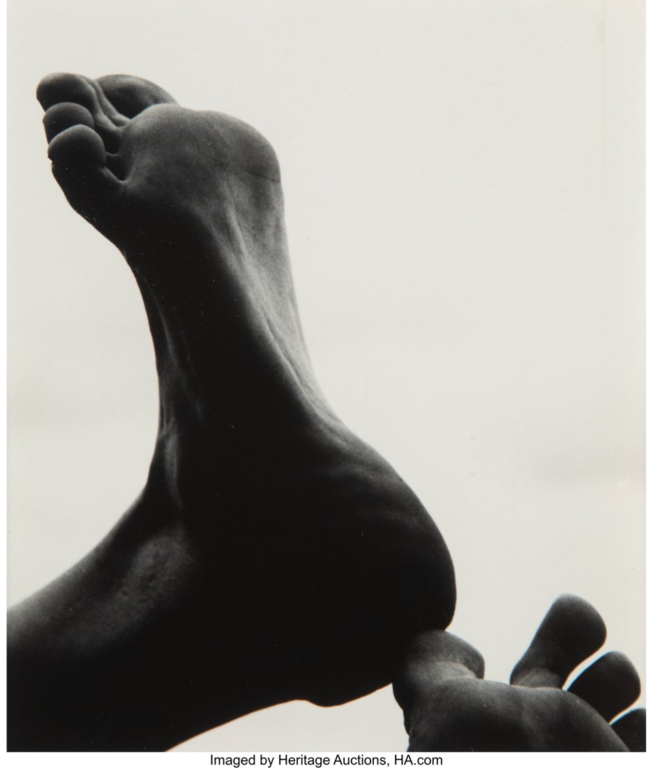 Aaron Siskind (American, 1903-1991) Feet, 1953 Gela: Aaron Siskind (American, 1903-1991) Feet, 1953 Gelatin silver print, printed 1975 5-1/2 x 4-1/2 inches (14.0 x 11.4 cm) (sight) PR
