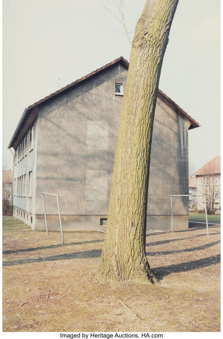 Jitka Hanzlová (Czech, b. 1958) Untitled (House an: Jitka Hanzlová (Czech, b. 1958) Untitled (House and Tree) (from Bewohner series), 1995 Dye coupler print, 1996 12 x 7-3/4 inches &lpar