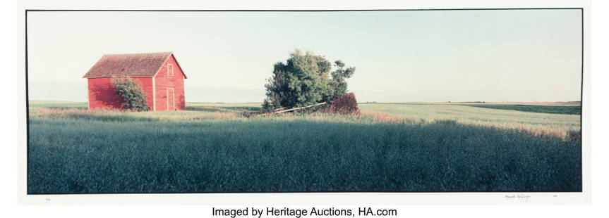 39063: Maxwell MacKenzie (20th Century) Everts Township: Maxwell MacKenzie (20th Century) Everts Township Farmstead - Summer, 1992 Dye coupler print 9-1/4 x 28 inches (23.5 x 71.1 cm) (image) Ed.