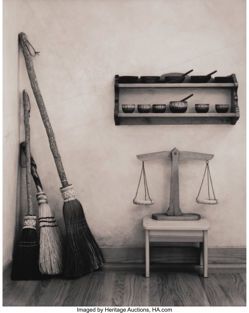 Michael Kenna (British/American, b. 1953) Brooms: Michael Kenna (British/American, b. 1953) Brooms, 1997 Gelatin silver print 4 x 5 inches (10.2 x 12.7 cm) (image) Credited, tit