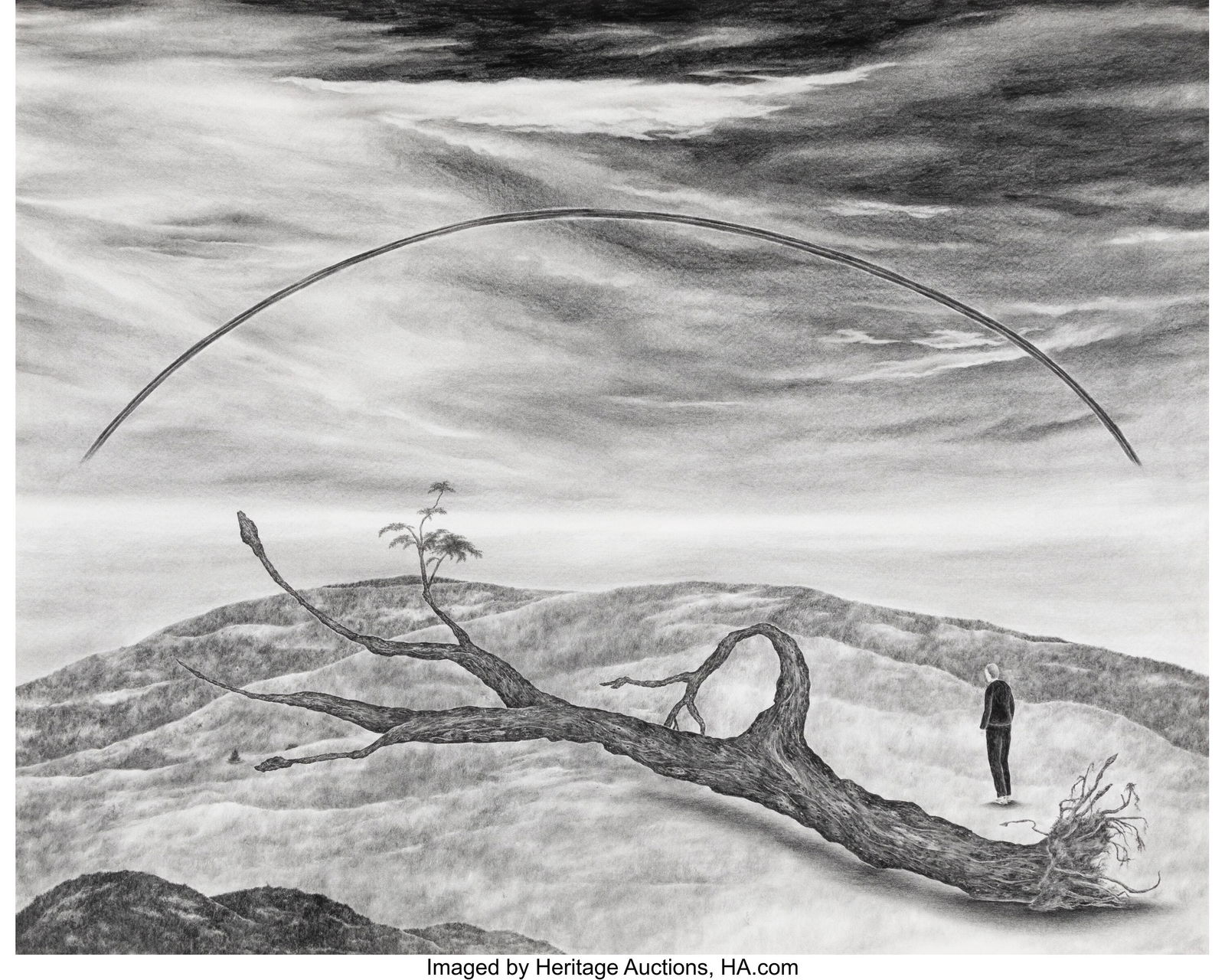 Robyn O'Neil (American, b. 1977) He Remembered T: Robyn O'Neil (American, b. 1977) He Remembered Those Days Leading Up to This One and Decided to Forget, 2006 Pencil on paper 32 x 40 inches (81.3 x 101.