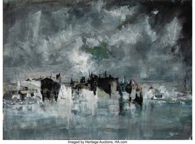 75096&colon; Xavier González &lpar;American&comma; 1898-1993&rpar; Harbor in