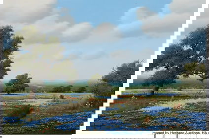 75099&colon; Larry Prellop &lpar;American&comma; b&period; 1949&rpar; Bluebonnets Oi