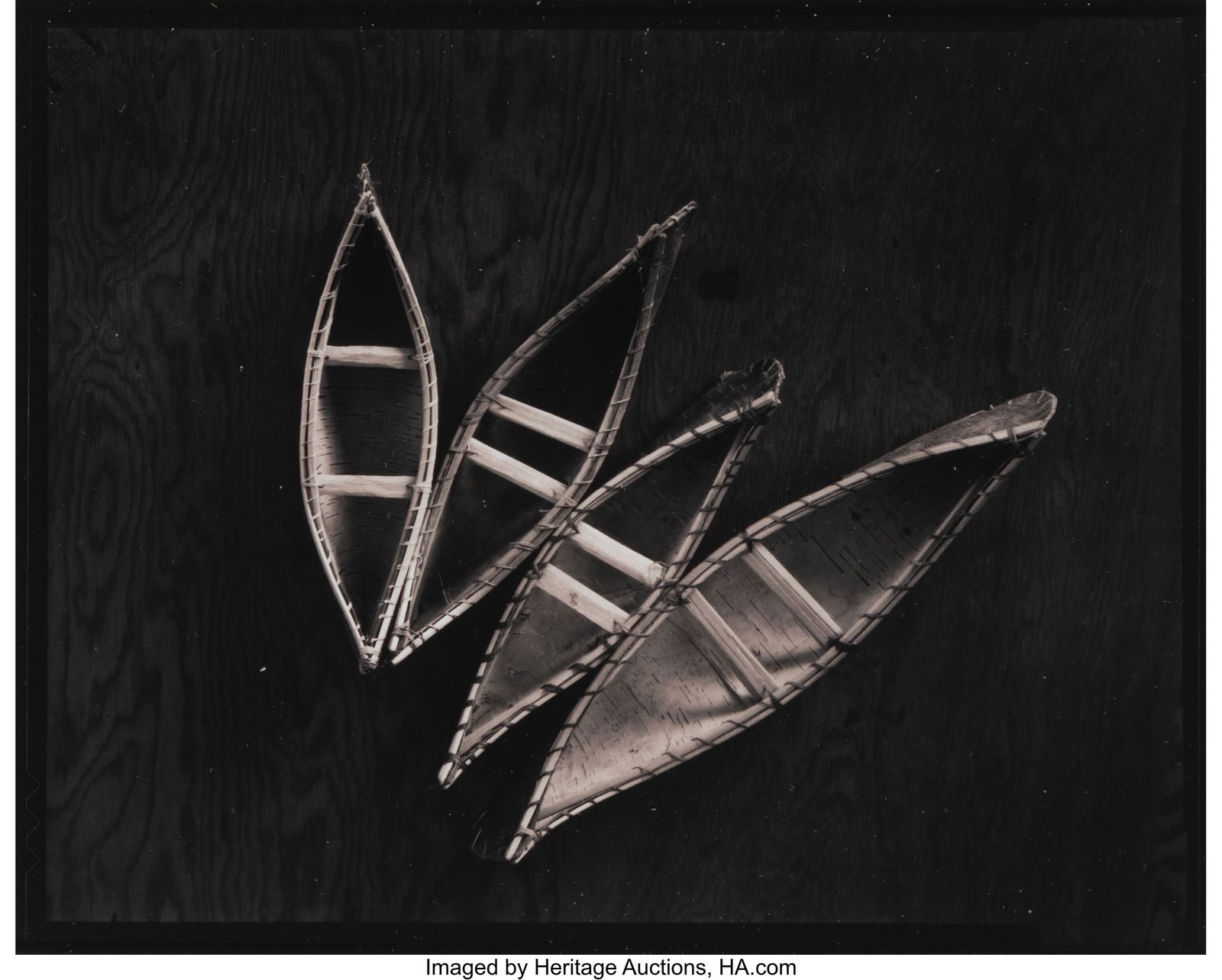 Michael Kenna (British/American, b. 1953) Birch: Michael Kenna (British/American, b. 1953) Birch Canoes, 1997 Gelatin silver print 3-3/4 x 4-3/4 inches (9.5 x 12.1 cm) (image&rpar