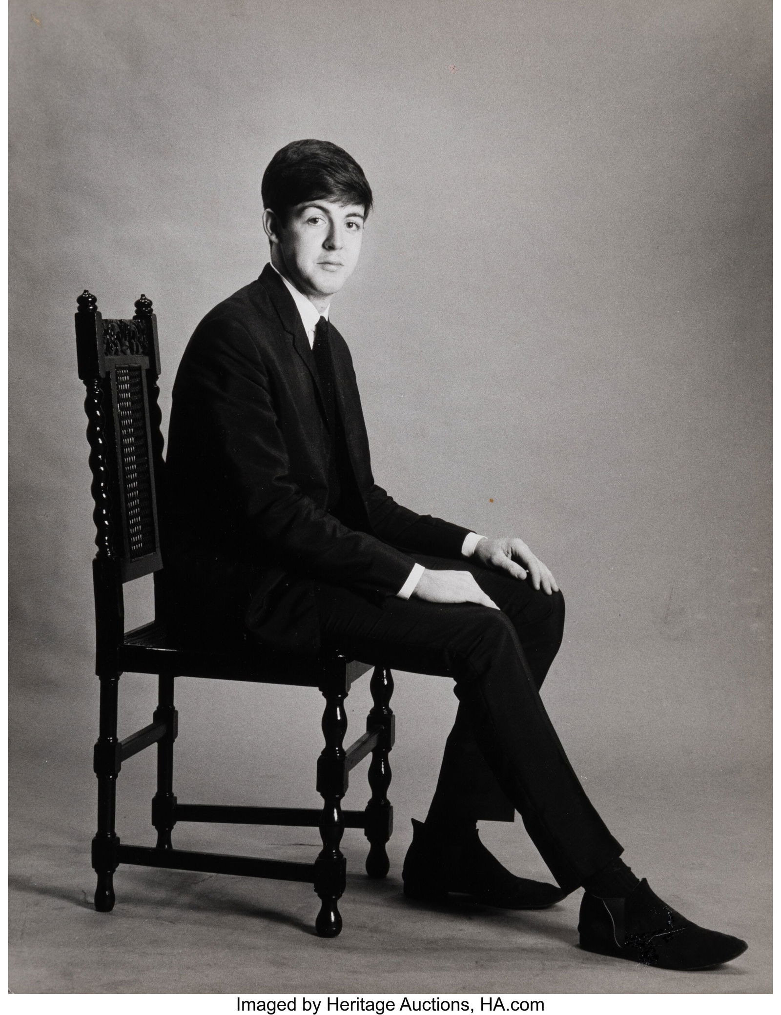 Astrid Kirchherr (German, 1938-2020) Paul McCart: Astrid Kirchherr (German, 1938-2020) Paul McCartney from Chair Session, 1962 Gelatin silver print 13-1/2 x 11 inches (34.3 x 27.9 cm) (image/