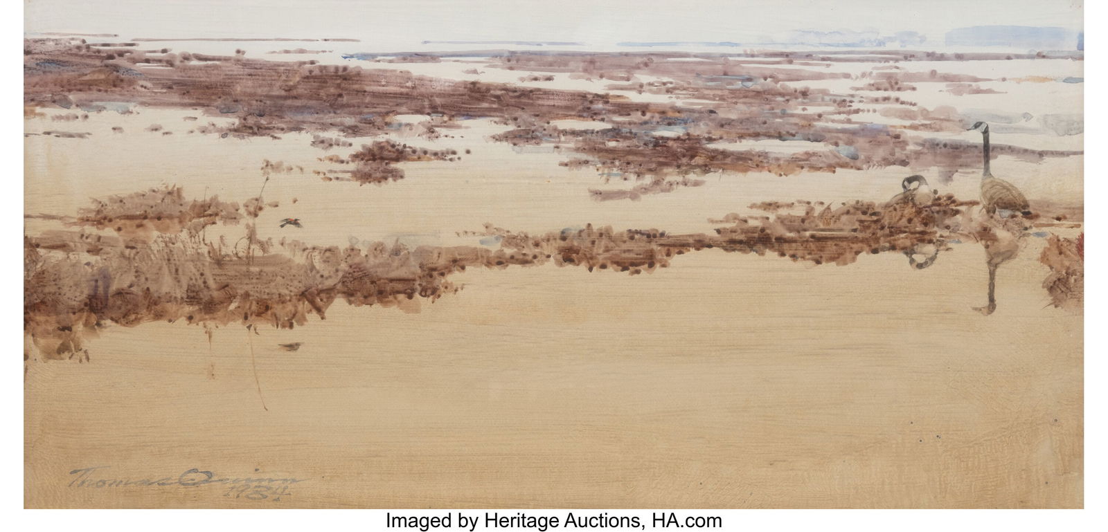 Thomas Quinn (American, b. 1928) Marsh Haven, Ca (1 of 3)