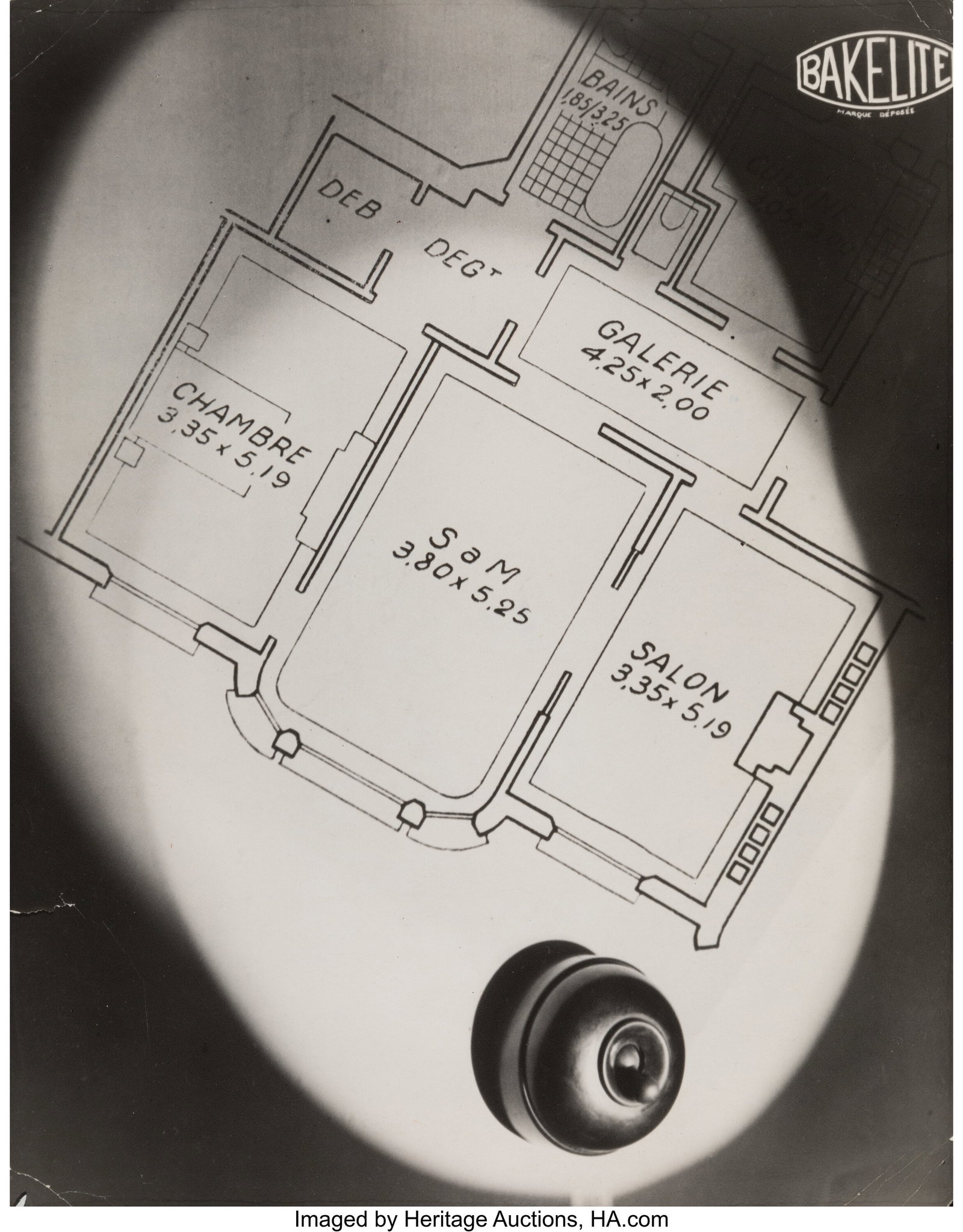 Jaroslav Rössler (Czech, 1902-1990) Untitled (B: Jaroslav Rössler (Czech, 1902-1990) Untitled (Bakelite), 1930 Gelatin silver print 10-3/4 x 8-1/2 inches (27.3 x 21.6 cm) (ima