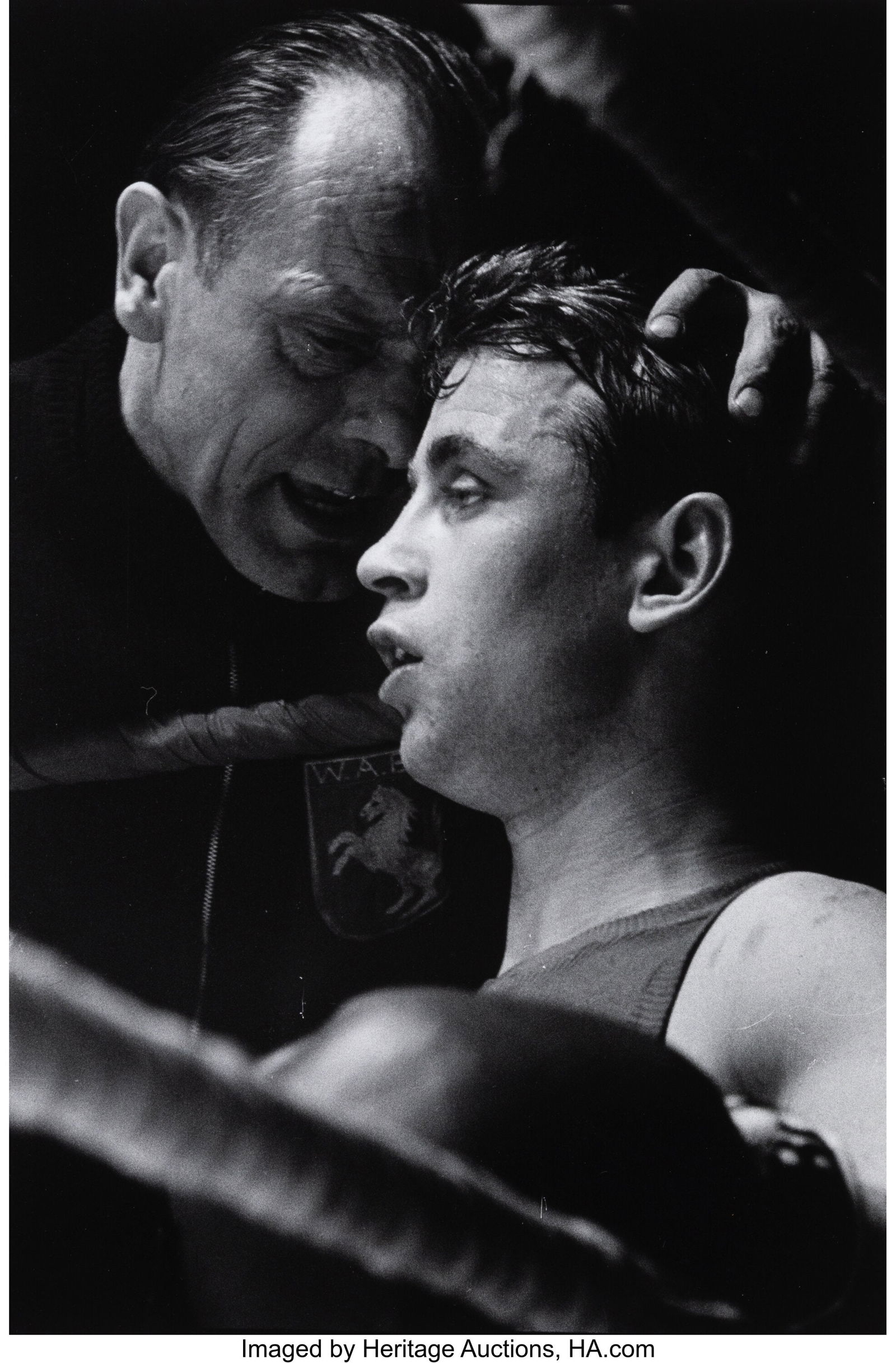Will McBride (American, 1931-2015) Young Boxer a: Will McBride (American, 1931-2015) Young Boxer and Trainer, 1956 Gelatin silver print, printed later 13-1/4 x 9 inches (33.7 x 22.9 cm) (im