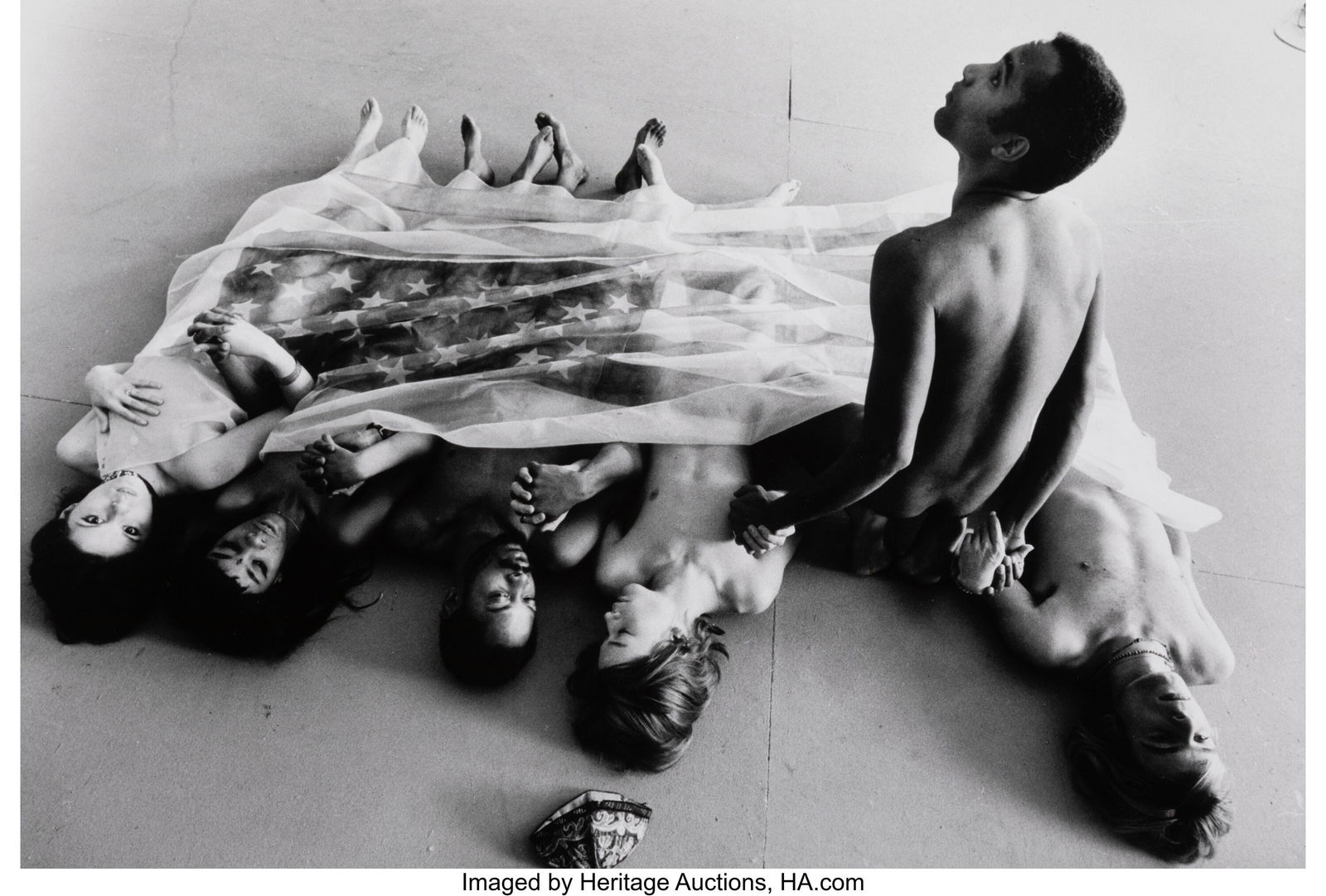Will McBride (American, 1931-2015) Staged Scene: Will McBride (American, 1931-2015) Staged Scene with Actors from "Hair", Munich, 1968 Gelatin silver print, printed 2001 9-1/2 x 13-3/4 inches (24&period