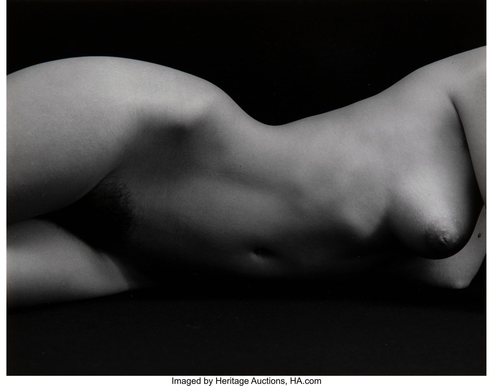 Brett Weston (American, 1911-1993) Nude (Oregon: Brett Weston (American, 1911-1993) Nude (Oregon School Teacher), 1975 Gelatin silver print 7-1/2 x 9-5/8 inches (19.1 x 24.4 cm) (i