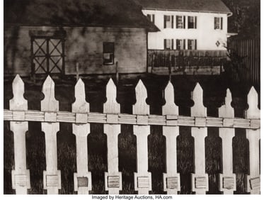 39073&colon; Paul Strand &lpar;American&comma; 1890-1976&rpar; The White Fenc