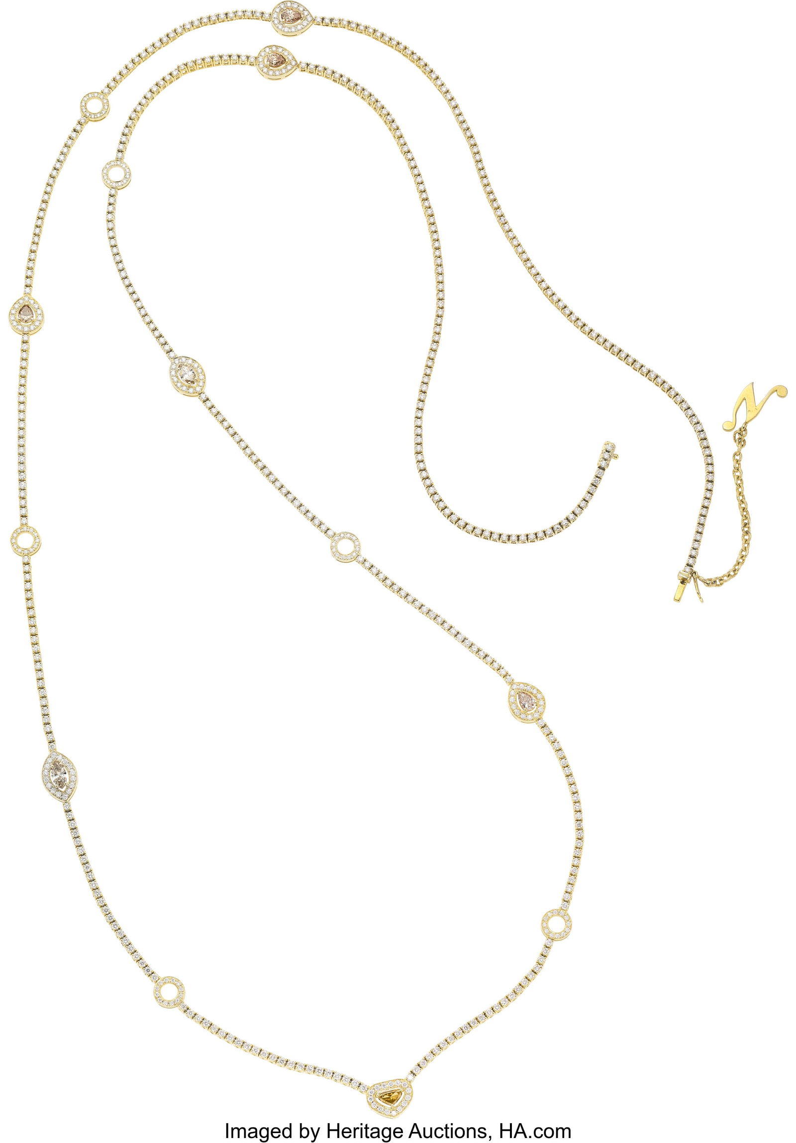 Nini Colored Diamond, Diamond, Gold Necklace  St (1 of 2)