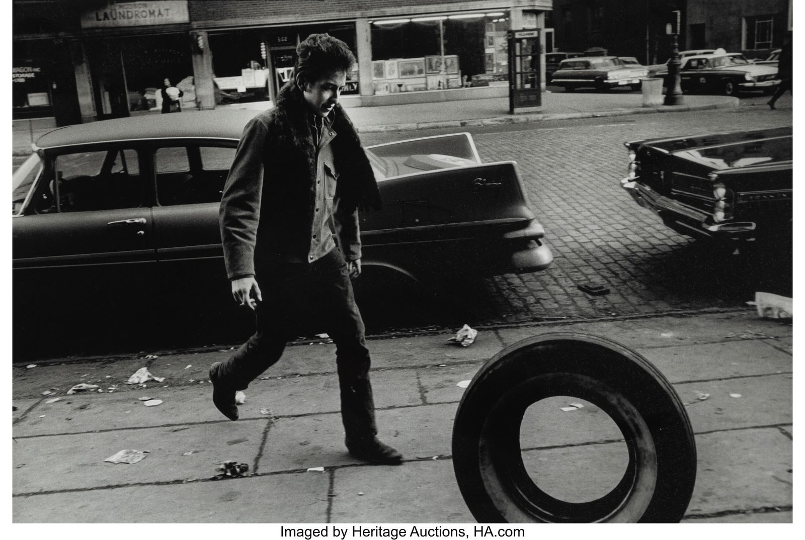 Jim Marshall (American, 1936-2010) Bob Dylan, 19: Jim Marshall (American, 1936-2010) Bob Dylan, 1968 Gelatin silver print, printed 2001 11-1/2 x 16-3/4 inches (29.2 x 42.5 cm) (image&rp